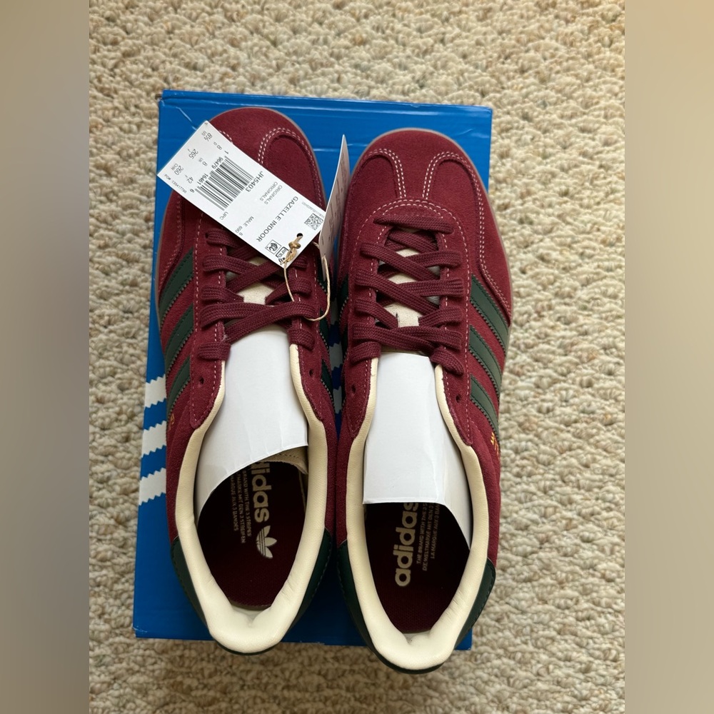 Adidas Red and Green Sneakers Classic Style